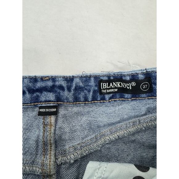 Grunge Y2K Blank NYC VTG High Rise Shorts Sz 28 The Barrow Denim Distressed 27 - Picture 8 of 9